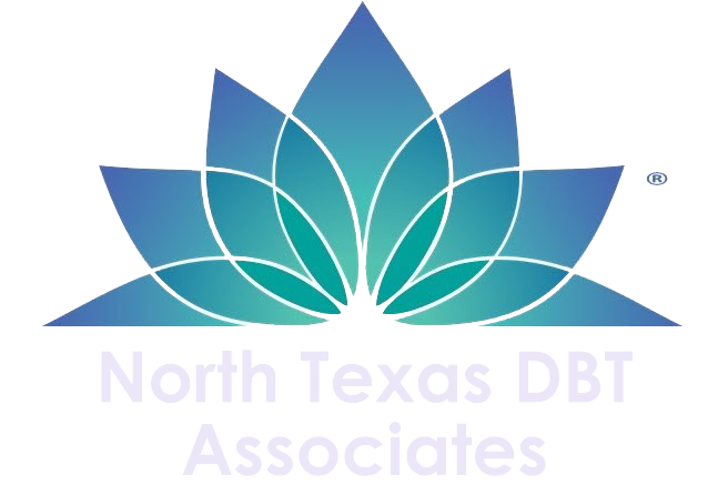 North Texas DBT Associates Logo with Light Colored Text